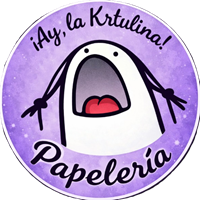 ¡Ay, la Krtulina! Papelería — logo
